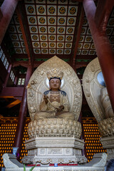 buddha statue in temple in china