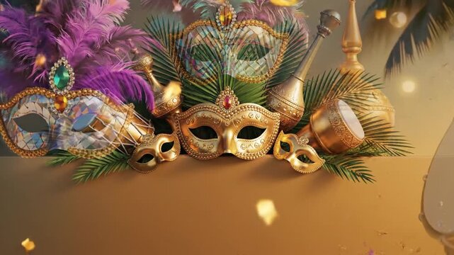 Sinulog Festival banner, vibrant magenta to gold gradient,swirling paint-like festival patterns inspired by dance movements, ornate Santo Ni&ntilde;o crown motif glowing softly,