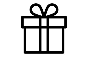 Valentine’s Day Gift Box Icon – Cute Wrapped Present Illustration