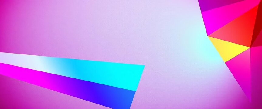 Geometric shapes, vibrant gradients, minimalist typography on textured background, patterns, digital art