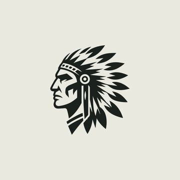 Native American Chief Logo