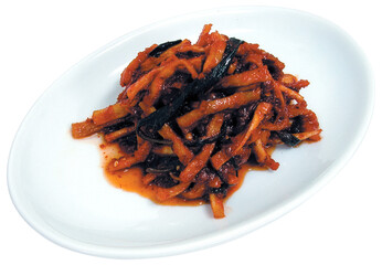 mumalrengi, Korean Spicy Seasoned Dried Radish Strips