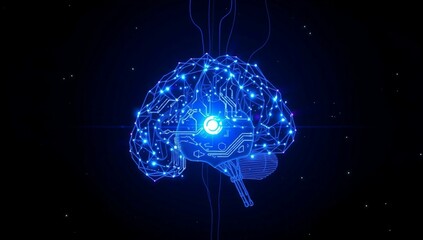 abstract background with glowing lights