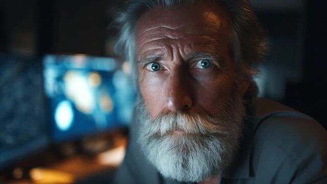 A smart older man prioritizing resource allocation for mission-critical projects