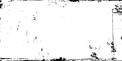 Abstract vintage grunge vector border with black ink texture splash pattern illustration