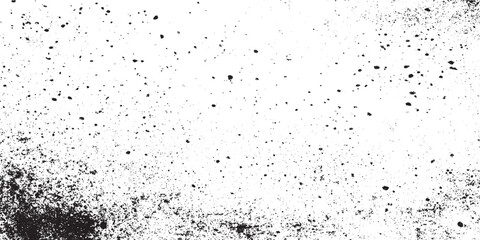 Dirty or dust film grain speck grit grunge  grain texture vector illustration dirt messy splash overlay and black and white  dot distress grainy grungy effect, vector design on transparent background