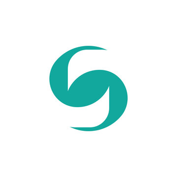 S letter logo icon vectorr illustration template design