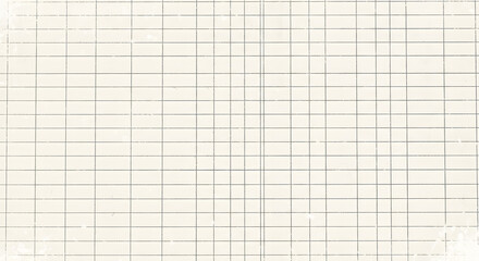 Detailed square grid offers a classic background for technical drawings, blueprints, or architectural plans with clean lines and precise geometric pattern