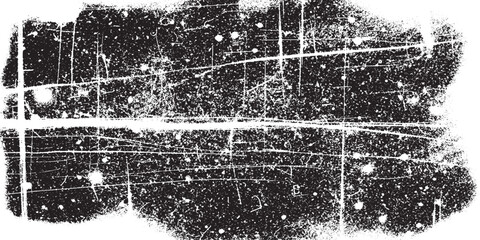 Abstract Black and White Texture with Scratches and Lines.