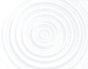 Obraz premium A stark, minimalist composition featuring concentric circular ripples in shades of white and gray, creating a sense of movement
