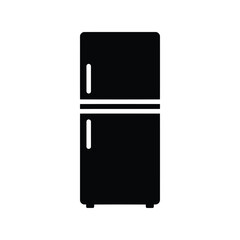 Retro black refrigerator vintage kitchen appliance