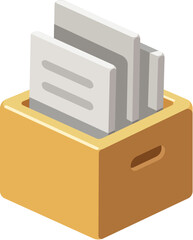 Flat Vector 3D Icon File