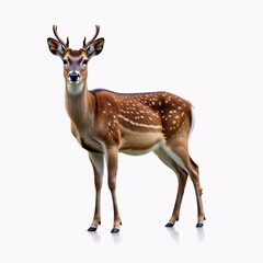 Fototapeta premium deer isolated on white background