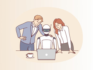 AI -Human Interaction: Employees Working Alongside Artificial Intelligence 