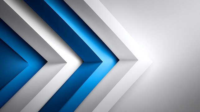 Diagonal blue ribbons crossing the upper-left area form a modern corporate gradient background suitable for presentation covers, analytics dashboards, UI screens, and reports