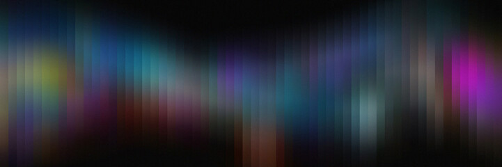 Black dark ribbed background with subtle neon pink purple green blue gradient, soft prism blur light, abstract digital glow texture for futuristic wallpaper, tech display, modern web design visuals