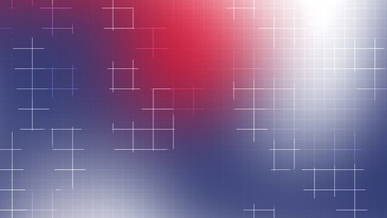 Red White Blue Digital Grid Lines Abstract Modern Background
