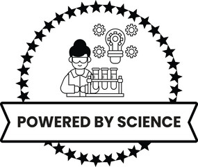 A man in a lab coat is working on an experiment