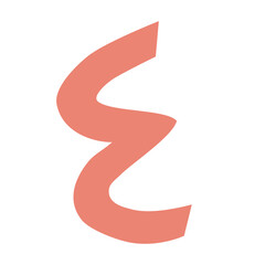 Naklejka premium Cute Arabic Number 4 Illustration