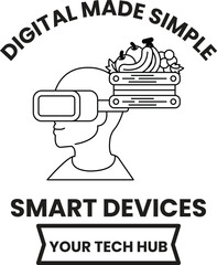 A man wearing a virtual reality headset is holding a book