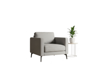 green sofa and armchair