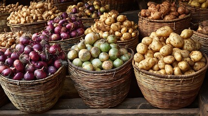 Fresh organic green and black olives on a market produce stall with healthy red tomatoes and yellow lemons