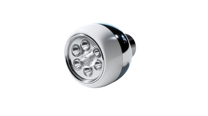 Illuminating Technology: Close-up of a sleek, modern LED light fixture, its multiple bright lights promising efficiency and powerful illumination.