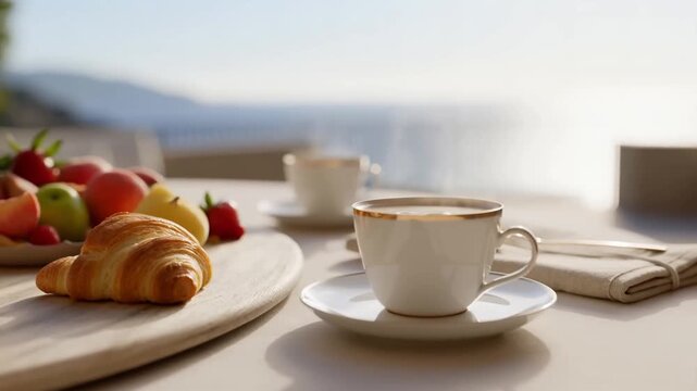 A serene luxury morning &mdash; fresh, elegant, and inspiring. Perfect for hospitality, wellness, real estate, and lifestyle branding.