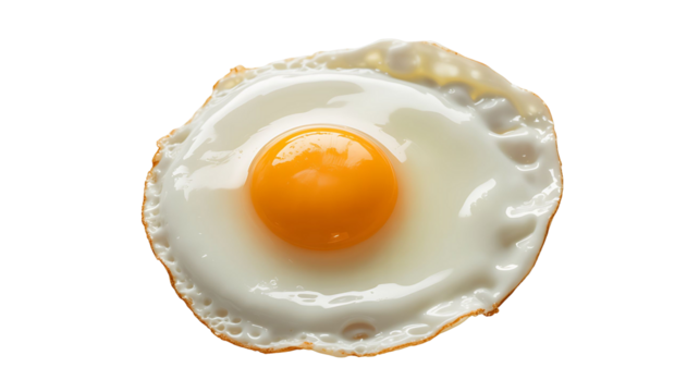 Sunny side up egg breakfast food fried egg yolk protein healthy eating delicious breakfast cooking