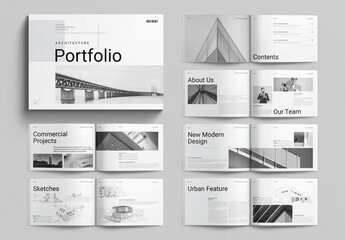 Architecture Portfolio Template Landscape