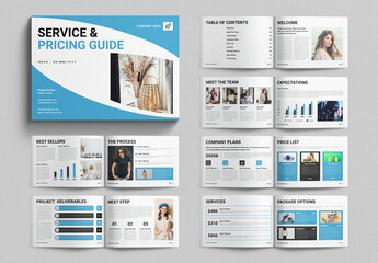 Services & Pricing Guide Template Landscape
