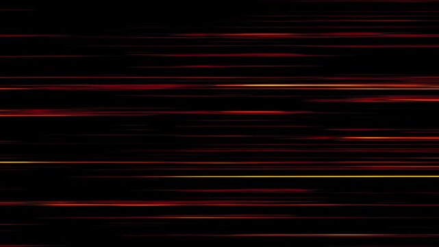 High-energy anime speed lines in fiery red and yellow streaks, creating intense motion and dynamic action visuals.