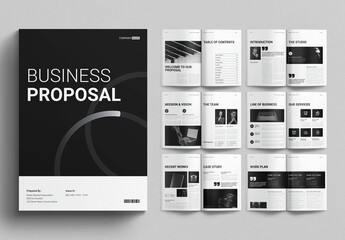 Business Proposal Template Design Layout