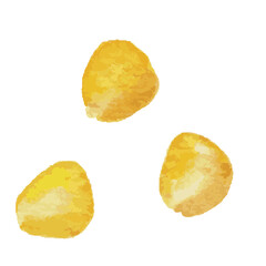 Watercolor Corn Illustration