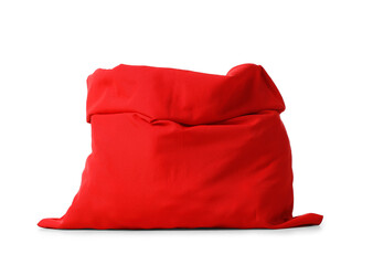 Full Santa Claus bag isolated on white background