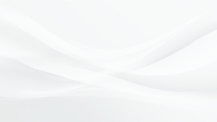 Abstract white wave background texture smooth elegant flowing curves design