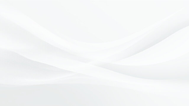Abstract white wave background texture smooth elegant flowing curves design