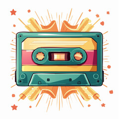 cassette tape vector