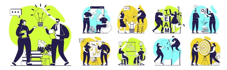 Team Collaboration Strategy Planning and Business Achievement Goals