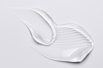 Cosmetic transparent skin care product.