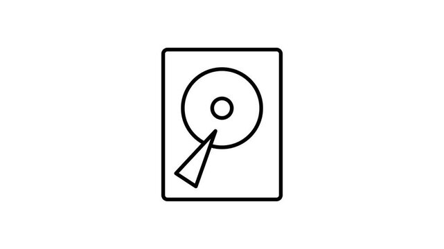 Disk icon featuring a disk in the center, symbolizing data storage or saving functionality.