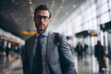 businessman at the airport