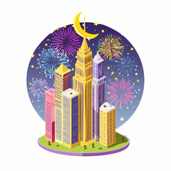 illustration of a city