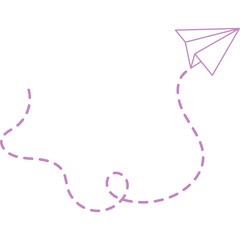 Cute Paper Plane Decoration