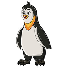 CUTE PENGUIN ILLUSTRATION FOR BOOKS