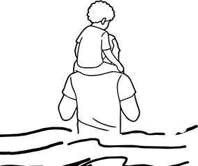 Shiluotte Father's struggle to carry the child