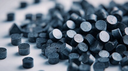 Raw plastic material ready for modern manufacturing with a focus on polymer granules for injection molding and the future of recycled plastics in innovative industrial applications