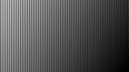 Obraz premium Vertical gradient lines background creating a modern metallic effect from light gray to deep black for contemporary design