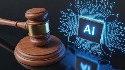 Legal framework for artificial intelligence judge's gavel and ai chip design