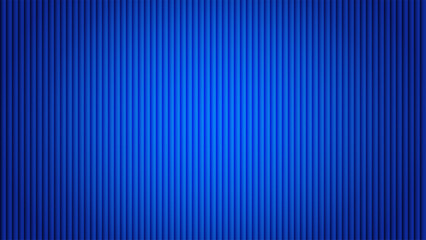 Obraz premium Abstract blue background with subtle vertical lines creating a ribbed corrugated texture, featuring a soft radial gradient for a modern digital design.